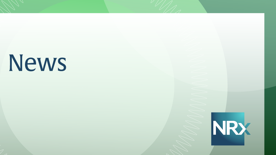 Recent Publication Regarding The Use Of Zyesami® - NRx Pharmaceuticals